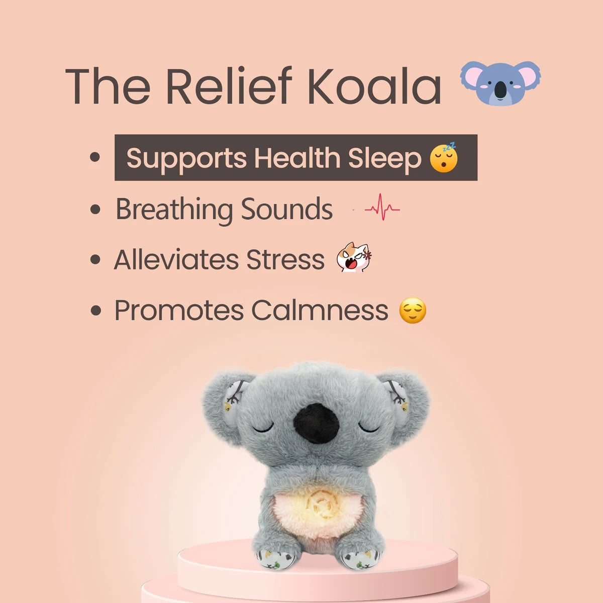 Breathing  Toy Koala