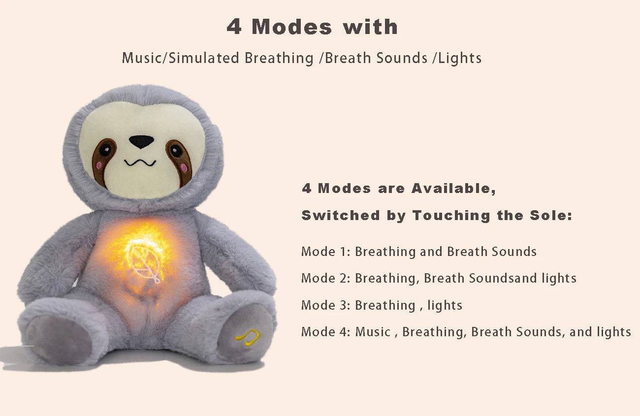 Breathing Toy Sloths